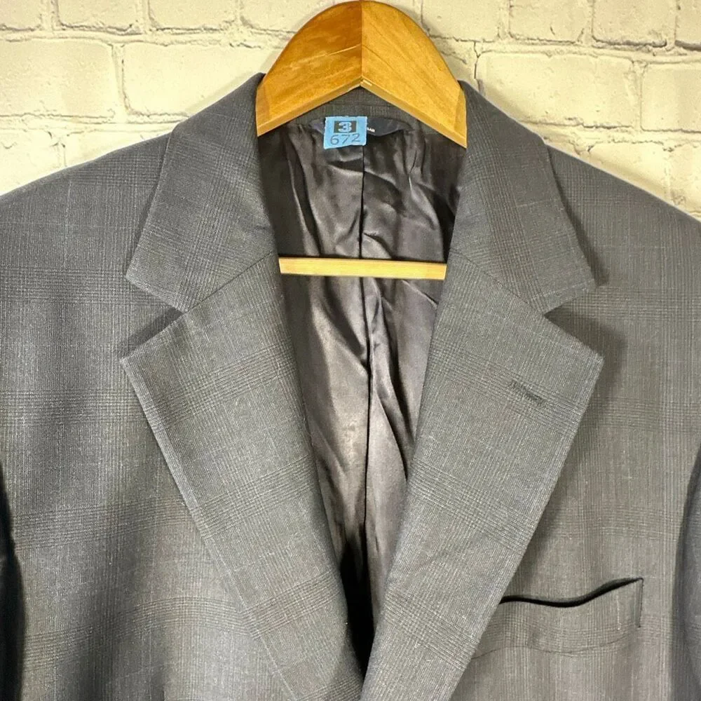 Brooks Brothers 346 Wool Blazer Men's 42R Blue‎ Sport Coat Stretch